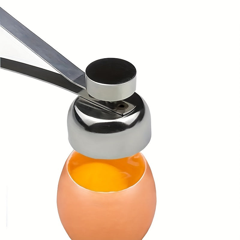 Stainless Steel Egg Topper Cutter for Easy Egg Opening