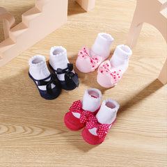 Baby Girl Bowknot Flower Socks 0-24 Months