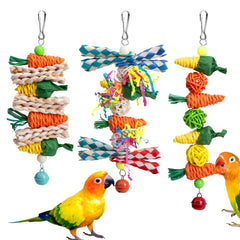 Durable Pet Chew Toys for Birds and Small Animals - Safe Bird Accessories