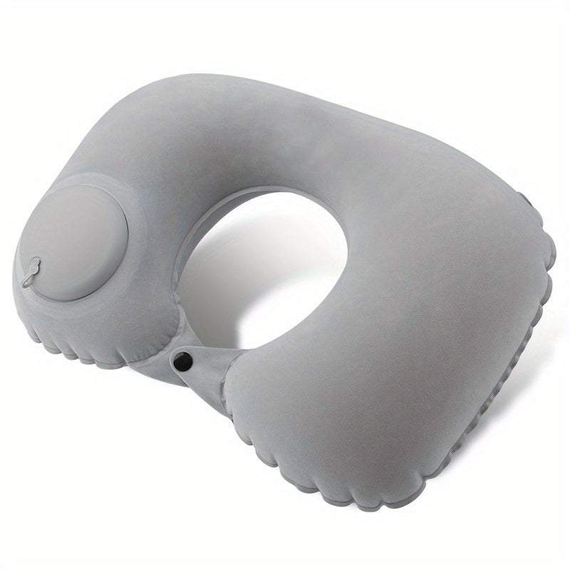 Inflatable U Shaped Pillow Travel Portable Cervical Spine Neck Pillow Nap Pillow