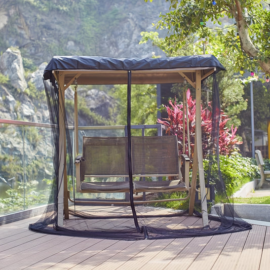 Waterproof Swing Mosquito Net with Zipper Durable Polyester Mesh