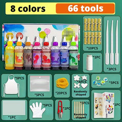 5 8 Colors Tie Dye Kit DIY Crafts & Arts