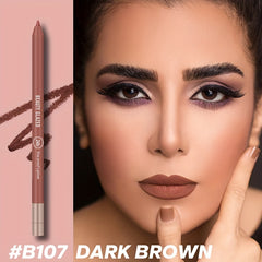 Waterproof Brown Lip Liner Long Lasting High Pigment Smooth Texture