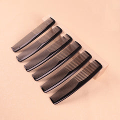 6pcs Pocket Size Hair Comb Plastic Hairdressing Comb for Daily Travel Use