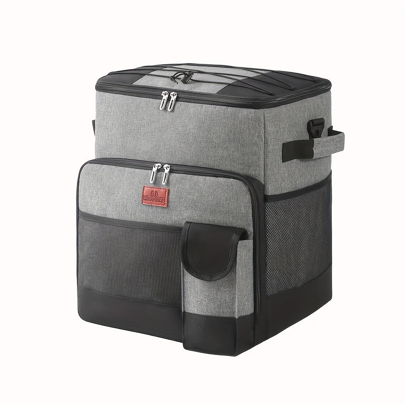 Portable Rolling Cooler Removable Wheels Insulated Collapsible Cooler On Wheels