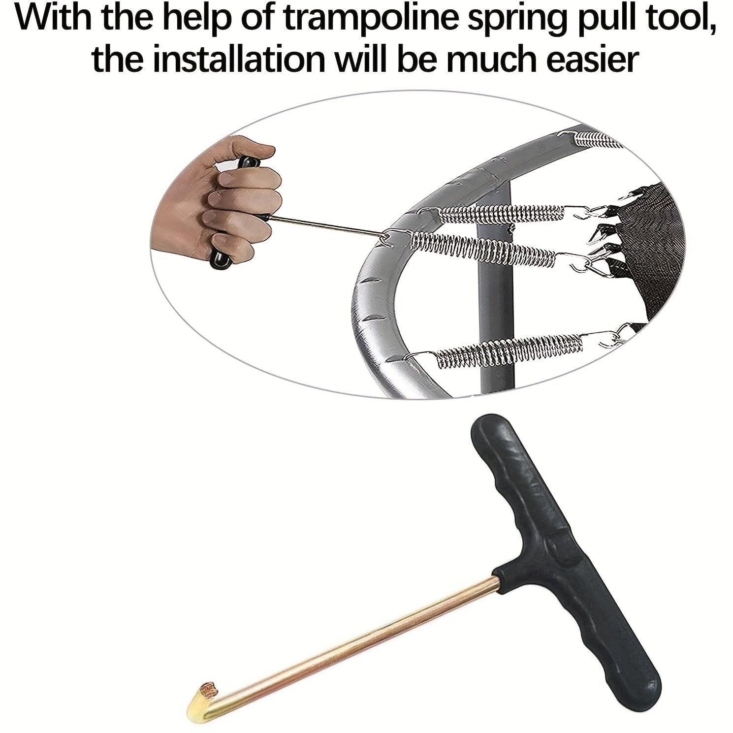 Trampoline Spring Pull Tool T hook Replacement