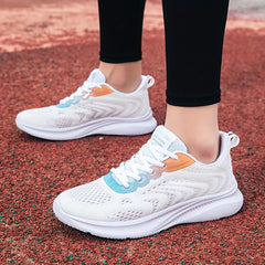 Women's Lightweight Knitted Running Shoes for Outdoor Sports