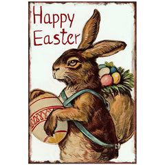Rabbit Chicken Wall Painting Nursery Room Decoration