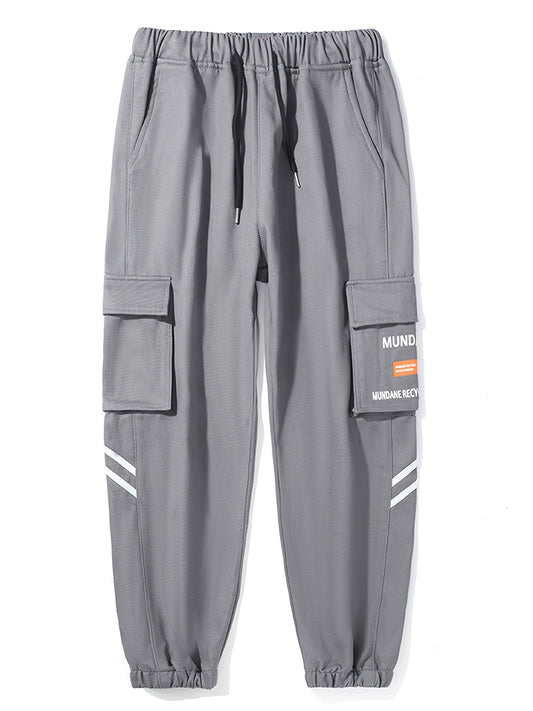 Men's Casual Slim Fit Retro Loose Jogger Cargo Pants