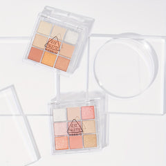 9 Colors Eyeshadow Palette Warm Neutral Multicolor