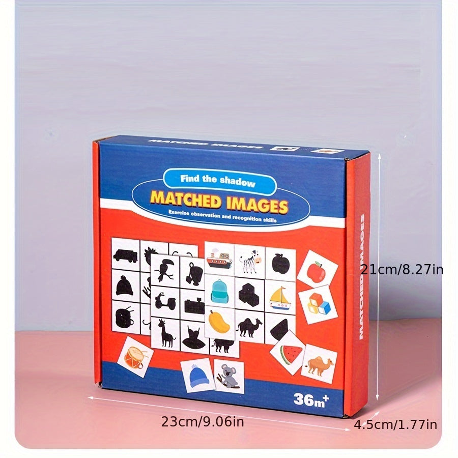 Toddler Shadow Matching Game Educational Puzzle Toy