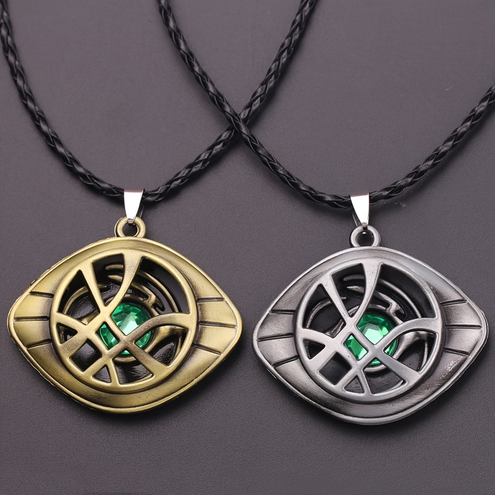 Retro Hip Hop Men's Eye Pendant Necklace Artificial Jewelry