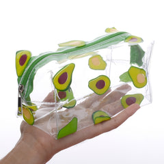 Avocado Transparent Pen Bag Pencil Case Stationery Box