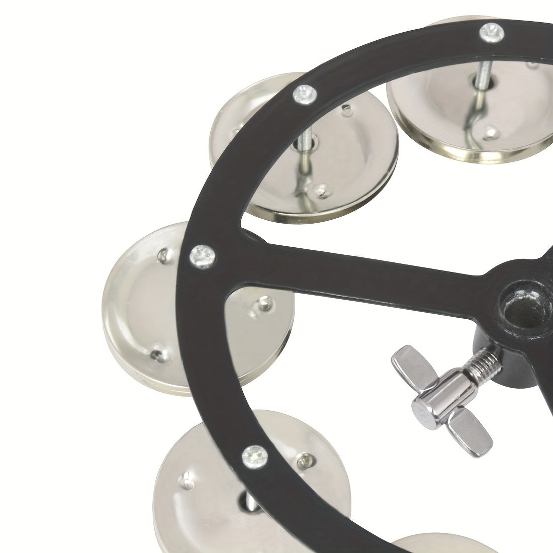 L100 Tripod Double Piece 9 Pcs Bell Stomp Cymbal Set