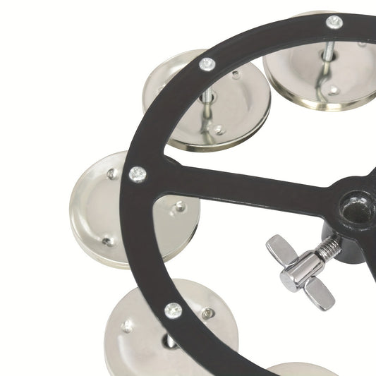 L100 Tripod Double Piece 9 Pcs Bell Stomp Cymbal Set