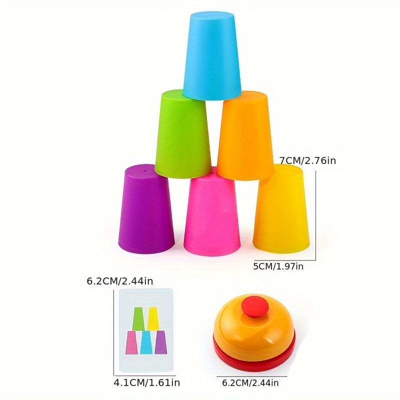 Stacking Cup Game Educational Science Toy to Train Intelligence
