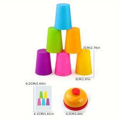 Stacking Cup Game Educational Science Toy to Train Intelligence