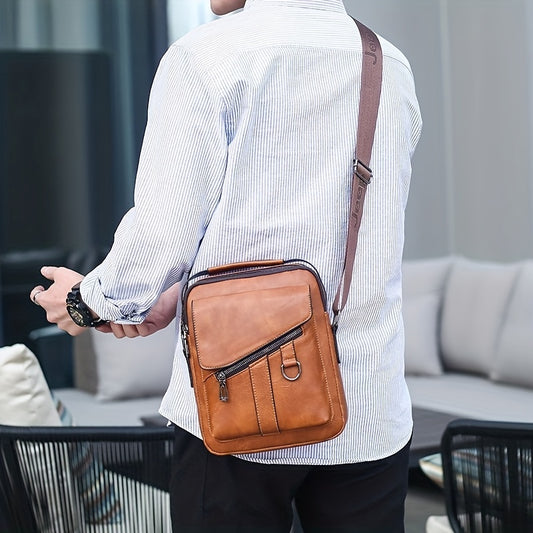 Men's Vintage Casual Shoulder Bag Messenger Bag Handbag For Commuting Travel
