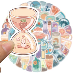 50pcs Cute Star Bottle Stickers - Waterproof & Durable