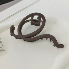Shark Clip Hairpin Frosted Metal Clip