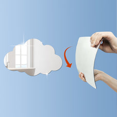 Cloud Mirror Wall Sticker Home Decor Room Decor