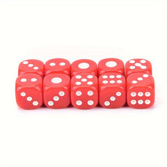 10pcs High Standard D6 Dice Set for Game Play