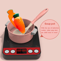 Kitchen Toy Set for Boys and Girls Cooking Simulation Gift