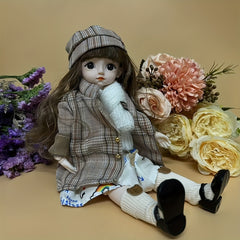 Anime Style Doll Mixed Colors Poseable Figure Collectible Display Collection