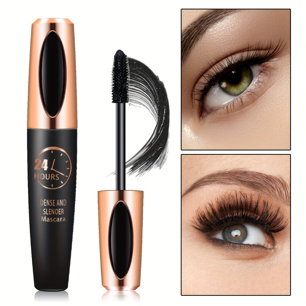 4D Silk Fiber Lash Mascara Intense Volumizing & Lengthening Waterproof