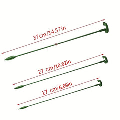 10pcs Plastic Plant Supports Flower Stand Gardening Supplies