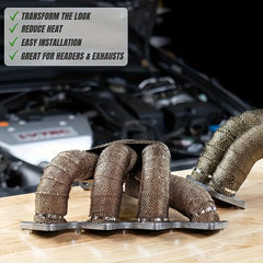 5M Banana Cloth Insulation Belt Car Exhaust Pipe High Temperature Heat Insulatio