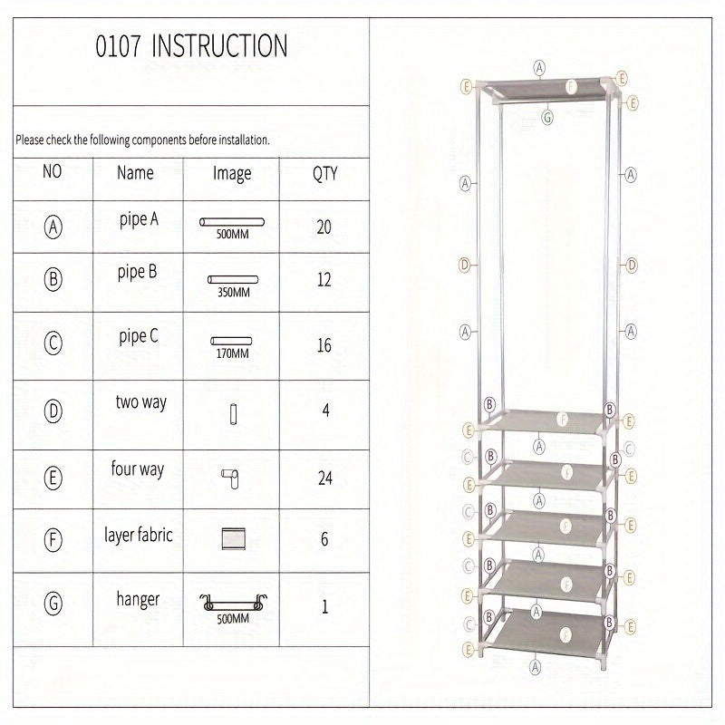 Modern Floor to Ceiling Coat Rack for Indoor Storage & Drying