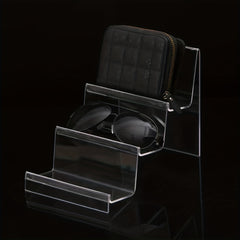 4 Tier Clear Glasses Display Rack Sunglasses Storage Stand Holder Organizer