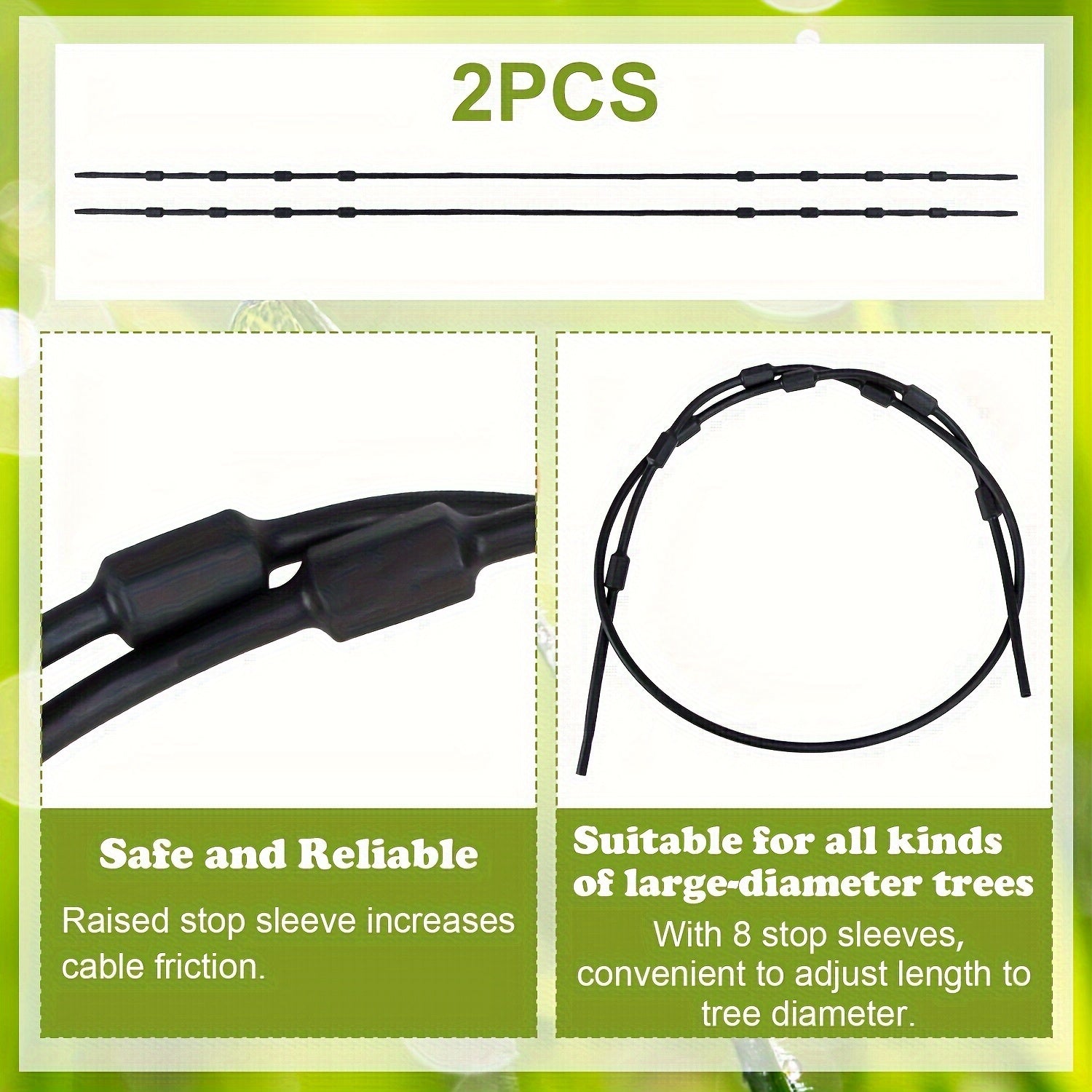Steel Wire Replacement Cables for Climbing Treestands