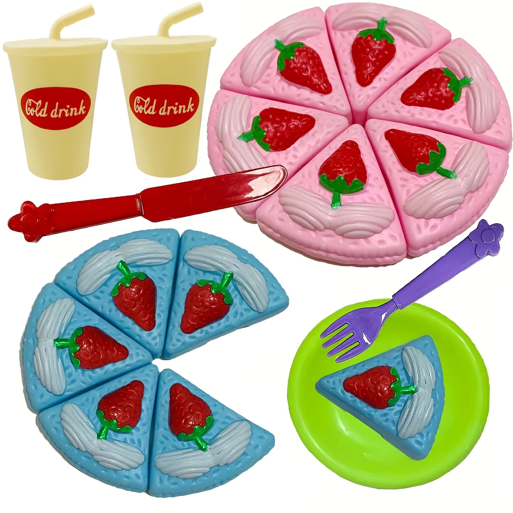 Birthday Cake Pretend Play Set for Kids