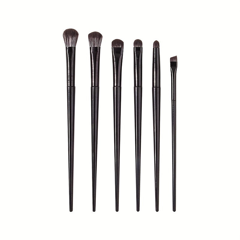 6pcs Makeup Brushes Kit Eyeshadow Eyeliner Beauty Tool Set Kit