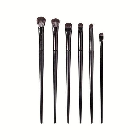 6pcs Makeup Brushes Kit Eyeshadow Eyeliner Beauty Tool Set Kit