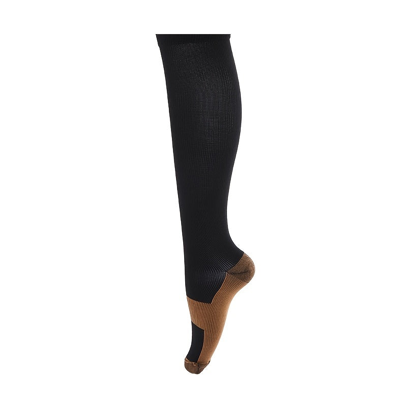 3pcs Copper Compression Socks Reduce Swelling Improve Circulation Relieve Pain