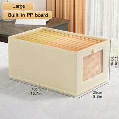 Foldable Transparent Mesh Storage Bag Large Capacity Drawer Organizer