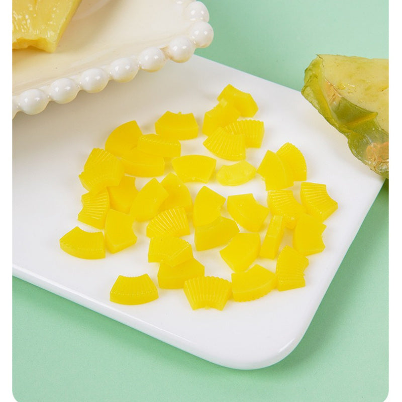Realistic Pineapple Slices Dollhouse Food Accessory