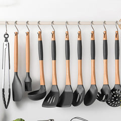 12pcs Kitchen Wardrobe Storage Hook Set