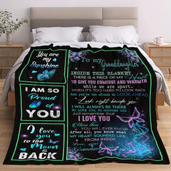Digital Printed Flannel Warm Blanket Soft Comfortable Throw Blanket