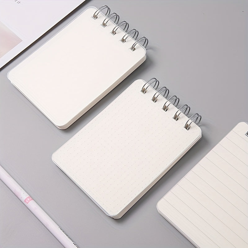 A7 Top Flip Coil Book Waterproof Cover Mini Notepad Portable Grid