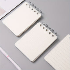A7 Top Flip Coil Book Waterproof Cover Mini Notepad Portable Grid