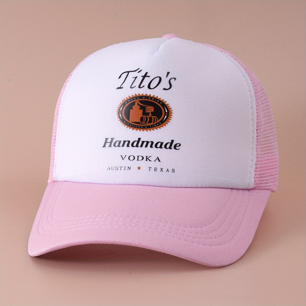 Vintage Beer Printed Baseball Cap Unisex Trucker Hat