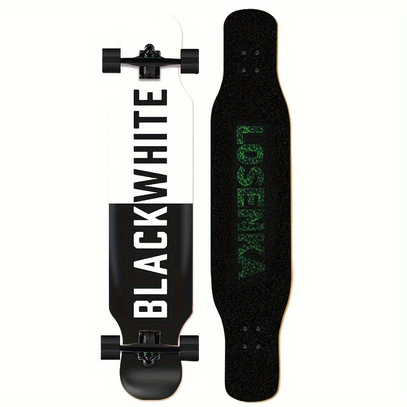 Starry Night Print Small Longboard Skateboard For Beginner