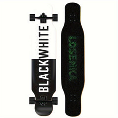Starry Night Print Small Longboard Skateboard For Beginner