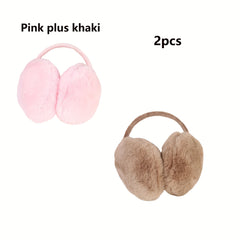 25th Anniversary Women's Plush Winter Earmuffs - Ideal for Students