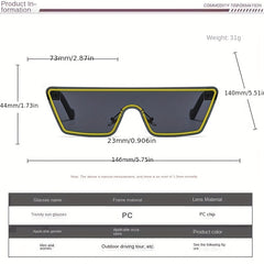 Y2K Ombre Futuristic Sunglasses UV400 Sun Shades