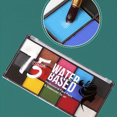 15 Colors Water-based Body Painting Set Face Paint for Halloween Makeup